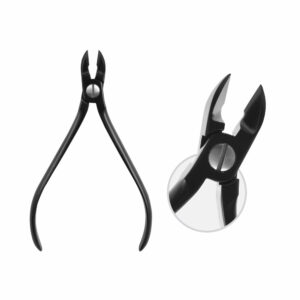 Side Cutter Medium Black 12cm | Nisha Surgical