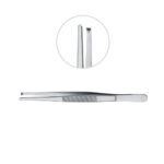 Dissecting Forceps 1x2 Teeth | Nisha Surgical
