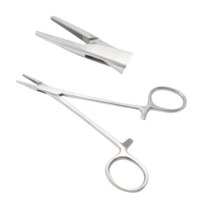 Reusable Needle Holder Brown 13cm by Nisha Surgical