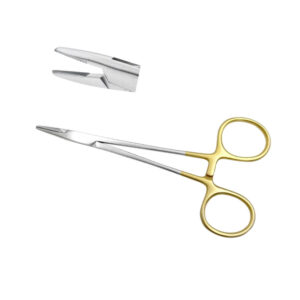 Baumgartner Needle Holder T/C 120mm by Nisha Surgical