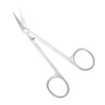 Nisha Surgical Iris Scissors Angled 11cm
