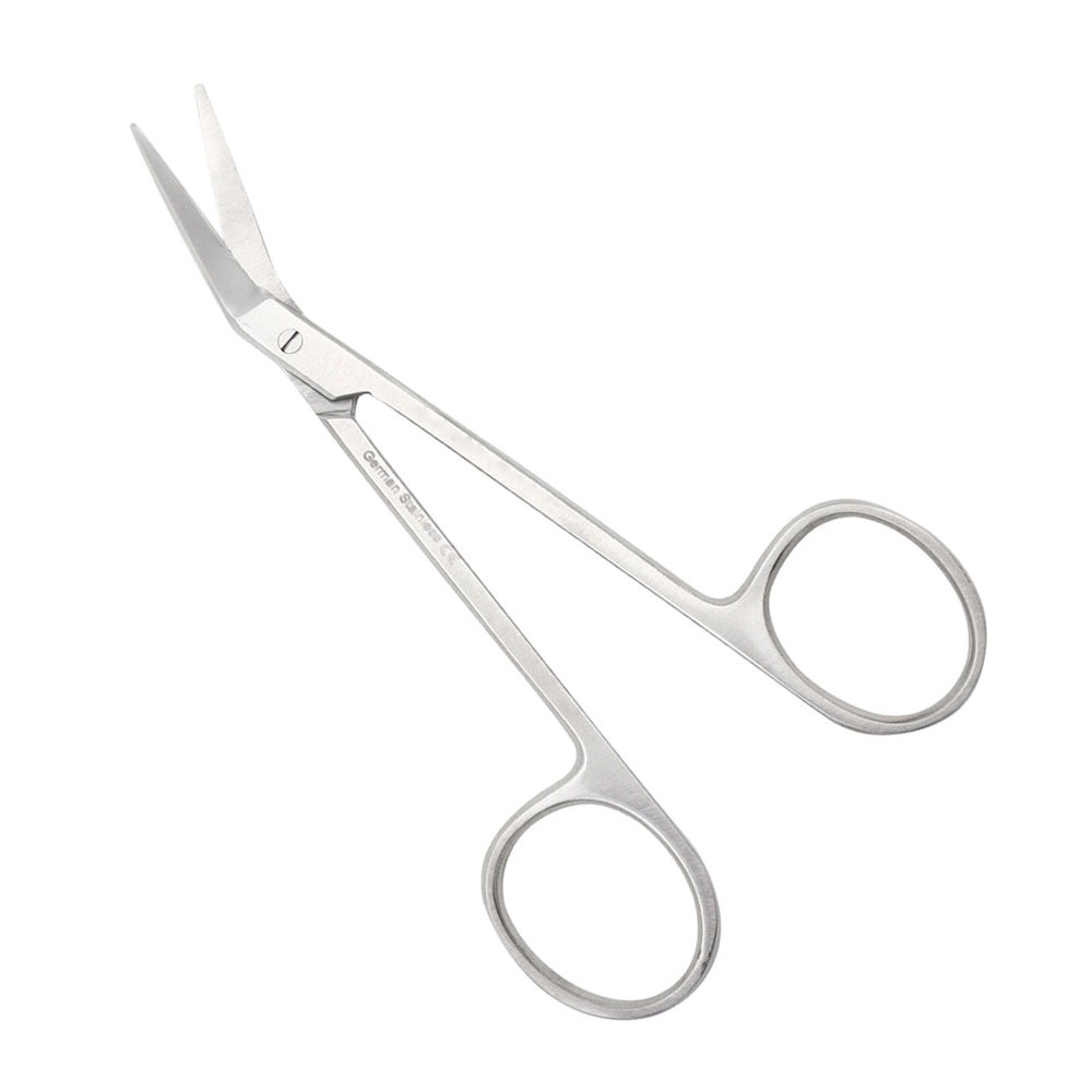 Nisha Surgical Iris Scissors Angled 11cm Nisha Surgical Iris Scissors Angled 11cm