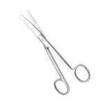 Nisha Surgical Curved Surgical Operating Scissors 155mm
