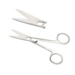 Nisha Surgical reusable operating scissors standard straight 165mm stainless steel