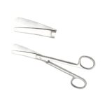 Nisha Surgical reusable curved operating scissors 200mm stainless steel