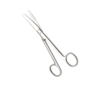 Nisha Surgical reusable curved operating scissors 200mm stainless steel