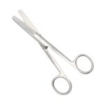 Nisha Surgical straight operating scissors 185mm stainless steel