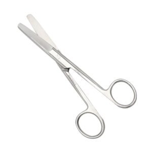 Nisha Surgical straight operating scissors 185mm stainless steel