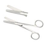 Nisha Surgical curved operating scissors 165mm stainless steel