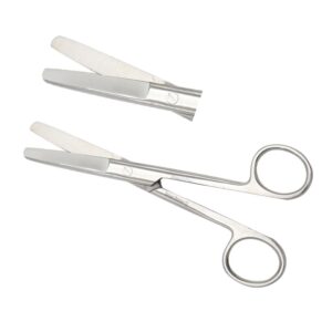 Nisha Surgical curved operating scissors 165mm stainless steel