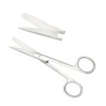 Standard Straight Blunt Scissors 13cm by Nisha Surgical