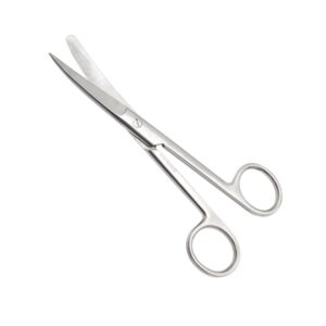 Nisha Surgical Curved Operating Scissors 145mm Blunt Sharp
