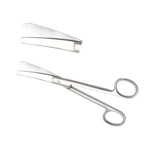 Nisha Surgical Curved Operating Scissors 185mm Blunt Blunt