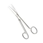 Nisha Surgical Curved Operating Scissors 185mm Blunt Blunt