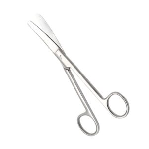 Nisha Surgical Curved Operating Scissors 185mm Blunt Blunt