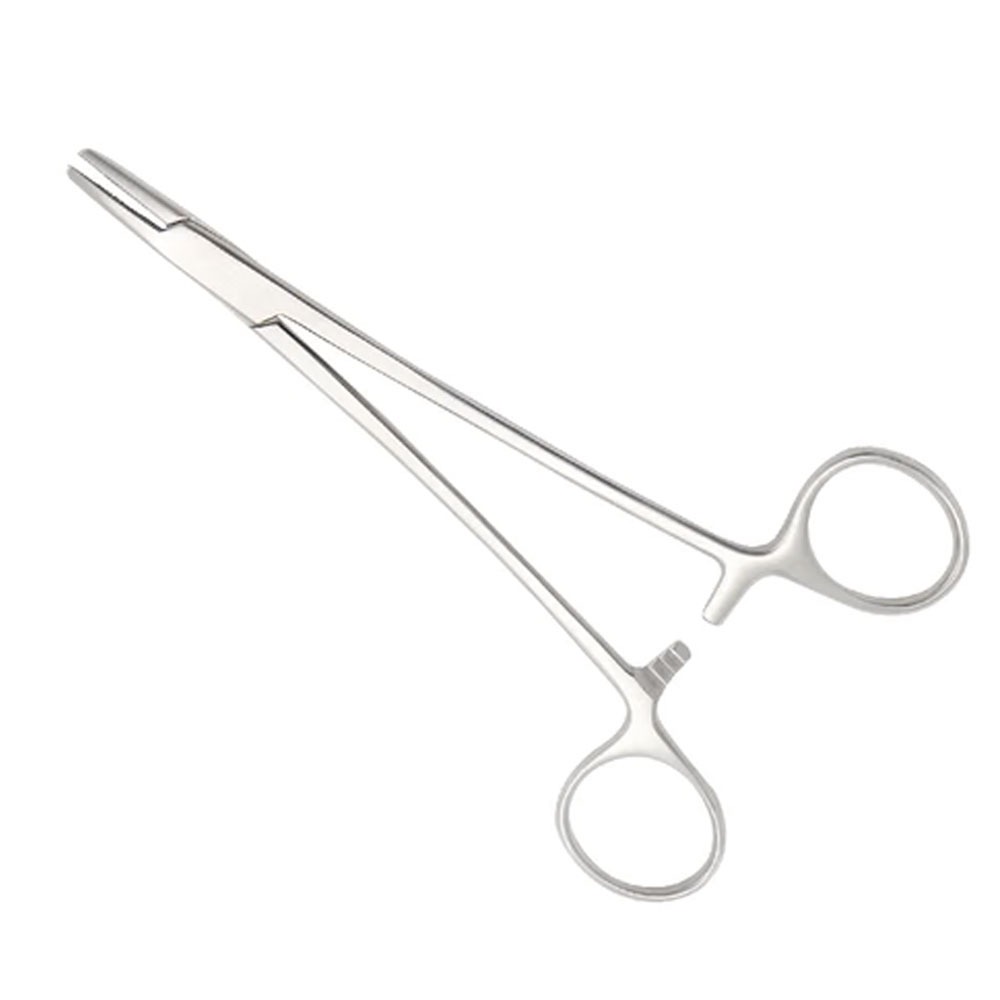 Nisha Surgical Mayo Hegar Needle Holder Forceps Straight 160mm Nisha Surgical Mayo Hegar Needle Holder Forceps Straight 160mm
