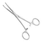 Rochester Pean Hemostatic Forceps Curved 140mm by Nisha Surgical