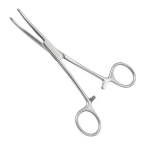Rochester Pean Hemostatic Forceps Curved 140mm by Nisha Surgical