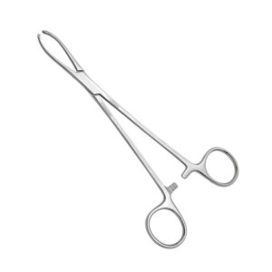 Littlewood Forceps 18.5cm with 2×3 Teeth by Nisha Surgical