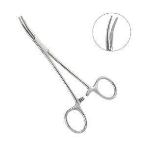 Leriche Artery Forceps Curved 15cm Stainless Steel by Nisha Surgical