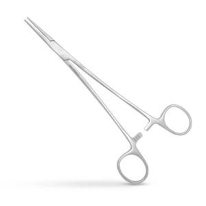 Kelly Hemostatic Forceps 18cm Straight by Nisha Surgical