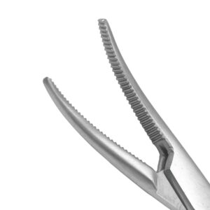 Hartmann Hemostatic Forceps Curved 10cm by Nisha Surgical