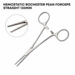Rochester Pean Hemostatic Forceps Straight 13cm by Nisha Surgical
