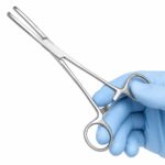 Tubing Clamp Forceps 16.5cm by Nisha Surgical