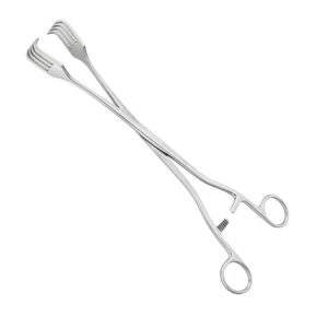 Pratt Tenaculum Forceps 21cm by Nisha Surgical