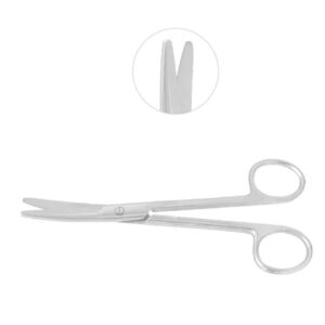 Nisha Surgical Operating Mayo Scissor Curved 15cm and 23cm Stainless Steel