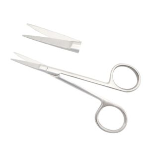 Nisha Surgical Eye Scissors Straight Small Stainless Steel