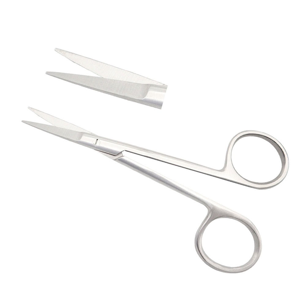 Nisha Surgical Eye Scissors Straight Small Stainless Steel Nisha Surgical Eye Scissors Straight Small Stainless Steel