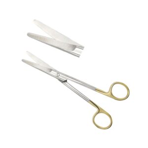 Nisha Surgical Reusable Surgical Operating Scissors 145mm Stainless Steel