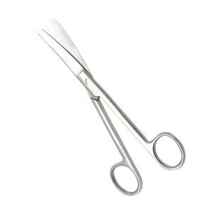 Nisha Surgical Reusable Surgical Operating Scissors Curved Stainless Steel