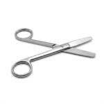 Nisha Surgical Standard Operating Scissors 14.5cm Straight Blunt Blunt Stainless Steel