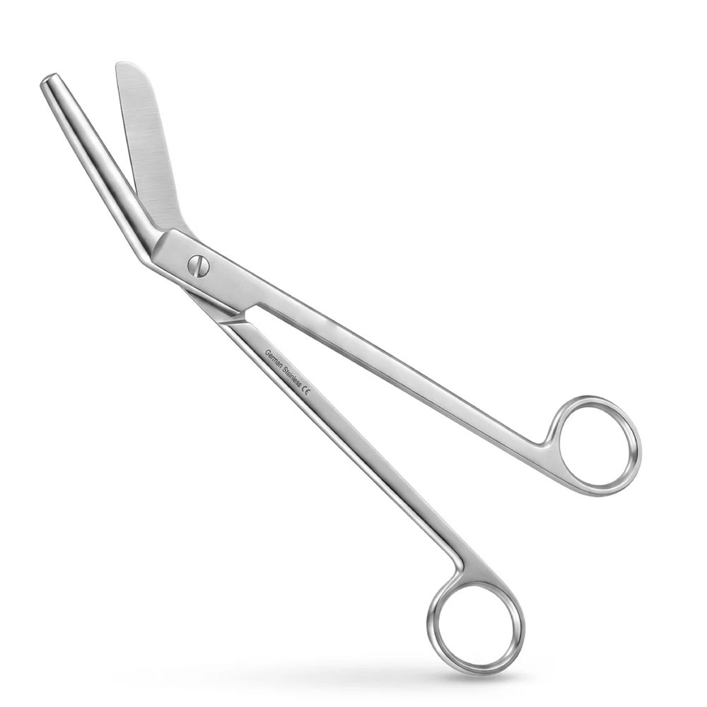 Braun-Stadler Episiotomy Scissors 20cm Angled by Nisha Surgical Braun-Stadler Episiotomy Scissors 20cm Angled by Nisha Surgical