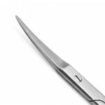 Nisha Surgical Curved Gum Scissors 12.5cm with Tungsten Carbide Inserts
