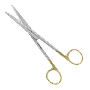 Nisha Surgical Operating Lexer Scissor Curved 160mm Stainless Steel