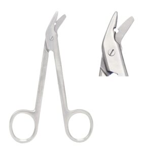 Universal Wire Cutting Scissors 12cm by Nisha Surgical, stainless steel construction
