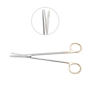 Nisha Surgical Metzenbaum Scissors Straight TC with Tungsten Carbide Inserts