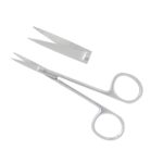 Nisha Surgical Eye Scissor Curved Blunt-Blunt 11.5cm Stainless Steel