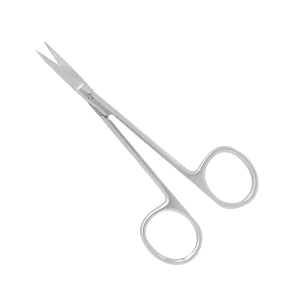 Nisha Surgical Eye Scissor Curved Blunt-Blunt 11.5cm Stainless Steel Nisha Surgical Eye Scissor Curved Blunt-Blunt 11.5cm Stainless Steel