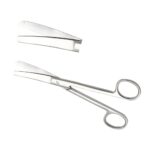 Nisha Surgical Reusable Surgical Operating Scissor Curved 200mm Stainless Steel