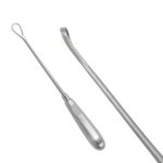 Ring Curette Straight Orthopedic Instrument