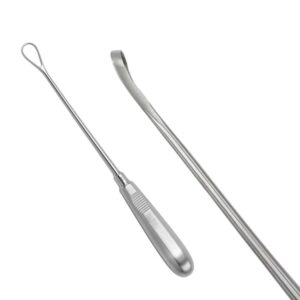 Ring Curette Straight Orthopedic Instrument